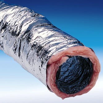 Fantech FIDT 4 - 4" Insulated Flex Duct - 25' - FIDT4